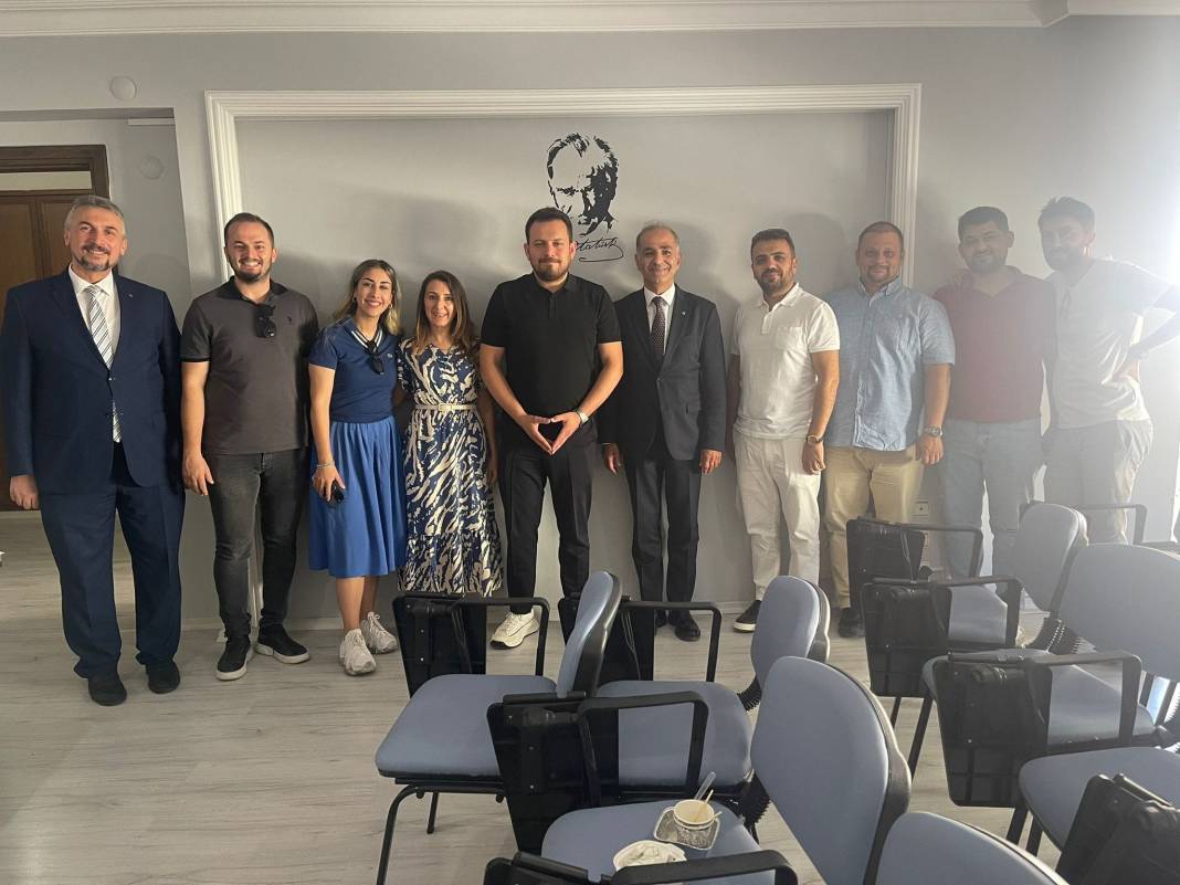 İMO Konya Şubesi Alkan'ı ziyaret etti 2